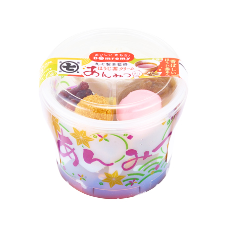 ドンレミー 丸七製茶監修 ほうじ茶クリームあんみつ  1個