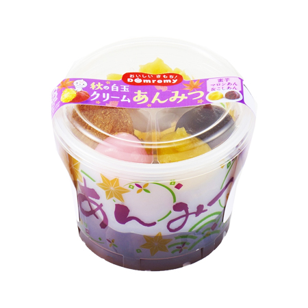 ドンレミー 秋の白玉クリームあんみつ  1個