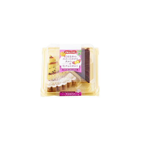 ドンレミー 紅はるかのスイートポテトタルト＆生チョコタルト  2個入