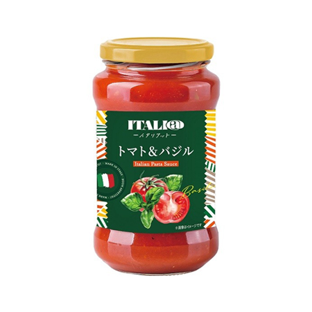 イタリアット パスタソース トマト＆バジル  400g