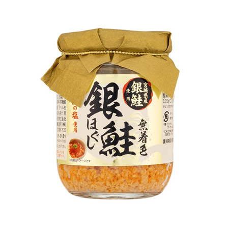 信田缶詰 宮城県産銀鮭ほぐし 無着色  100g