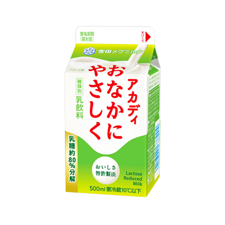 雪印メグミルク アカディ おなかにやさしく   500ml