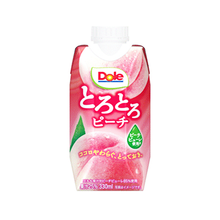 雪印メグミルク Doleとろとろピーチ  330ml