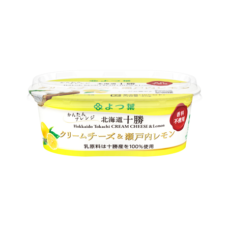 よつ葉  北海道十勝 クリームチーズ＆瀬戸内レモン  100g