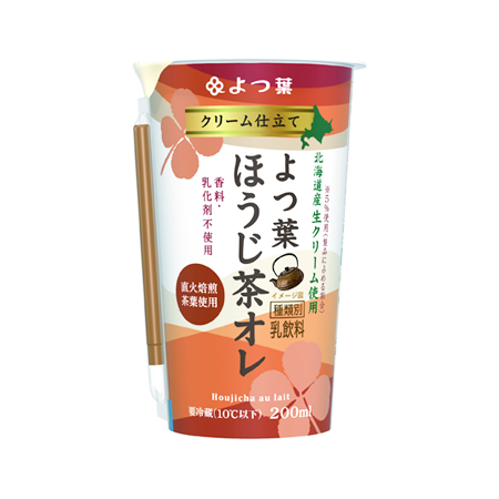 よつ葉乳業 クリーム仕立て よつ葉ほうじ茶オレ  200ml