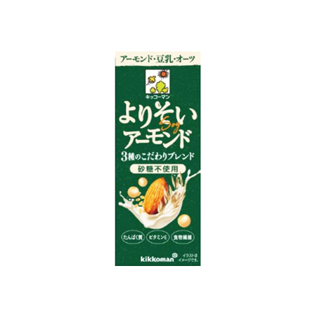 キッコーマン よりそいアーモンド 砂糖不使用  200ml