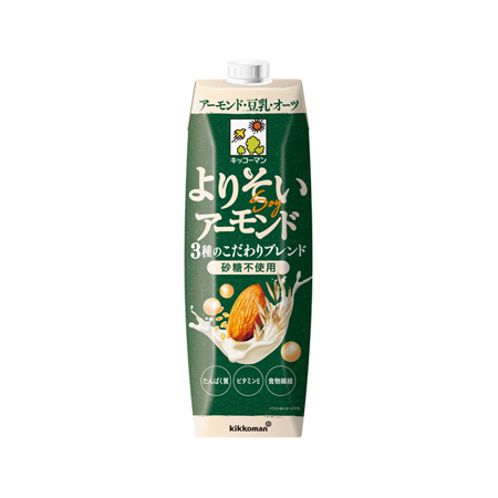 キッコーマン よりそいアーモンド 砂糖不使用  1000ml
