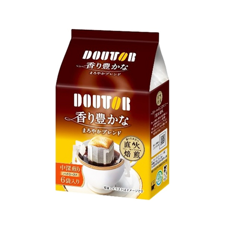 ドトールコーヒー 香り豊かなまろやかブレンド  6P