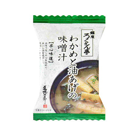 トップ卵 銀座ろくさん亭 わかめと油あげの味噌汁  8g