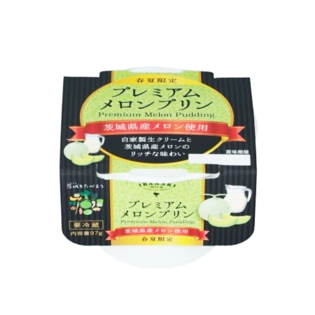 茨城乳業 プレミアムメロンプリン   97g