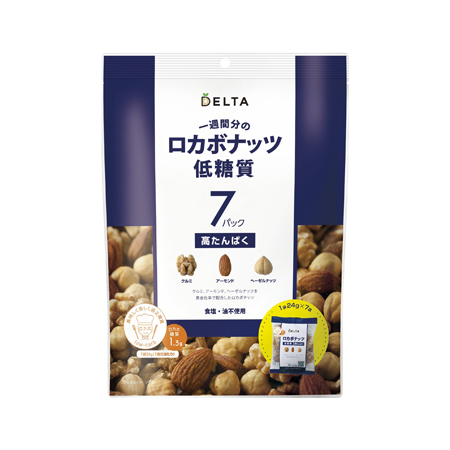 デルタ 1週間分のロカボナッツ  168g(7パック)
