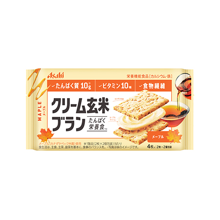 アサヒ クリーム玄米ブラン メープル  72g