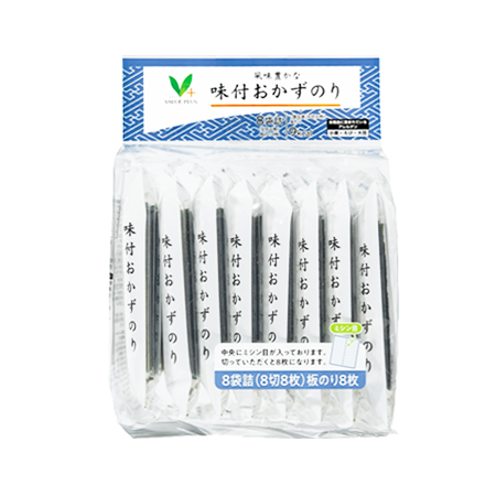 Vマーク 味付けおかずのり 8袋詰