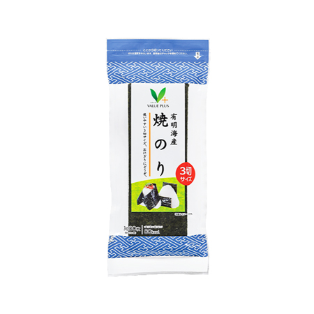 Vマーク 有明海産焼のり  3切30枚
