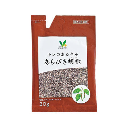 Vマーク キレのある辛み あらびき胡椒 30g