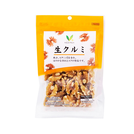 Vマーク 生クルミ 75g