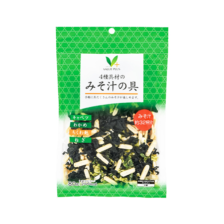 Vマーク 四種具材のみそ汁の具   80g