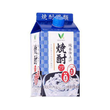 Vマーク 焼酎 25度 パック   900ml