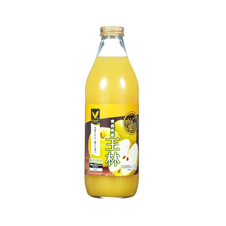 Vマーク グルメテーブル ストレート果汁 青森県産王林 1000ml