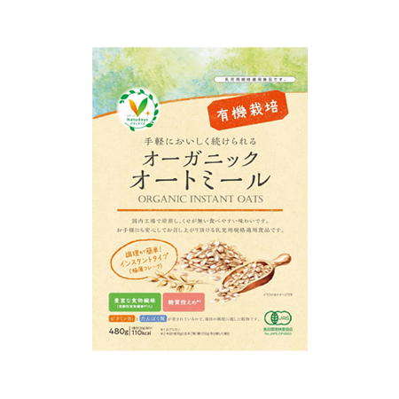 Vマークナチュディズ 手軽においしく続けられる オーガニックオートミール  480g