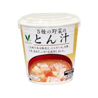Vマーク カップみそ汁 5種の野菜のとん汁  64g