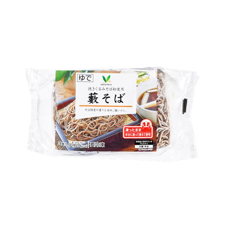 Vマーク 藪そば  3食