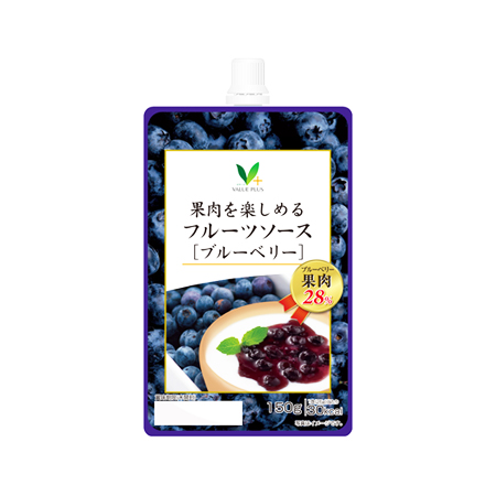 Vマーク 果肉を楽しめるフルーツソースブルーベリー  　150g