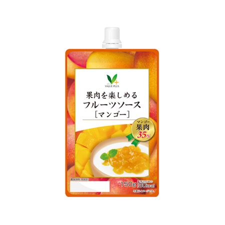 Vマーク 果肉を楽しめるフルーツソースマンゴー  150g