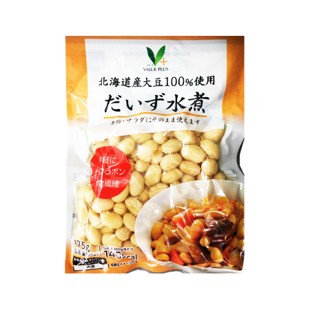 Vマーク北海道産大豆100％使用だいず水煮  175g