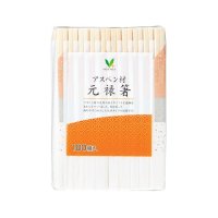 Vマーク アスペン材元禄箸 袋入り100膳