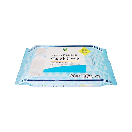 Vマーク フローリングワイパー用ウェットシート 20枚