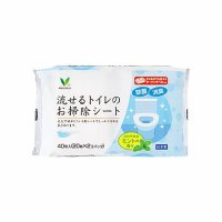 Vマーク 流せるトイレのお掃除シート 20枚×2個