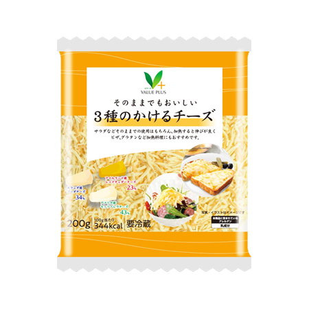 Vマーク 3種のかけるチーズ　　200g