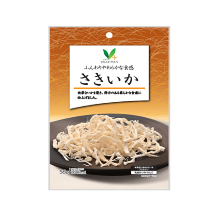 Vマーク ふんわりやわらかな食感さきいか  56g