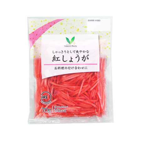 Vマーク しゃっきりとして爽やかな 紅しょうが  70g