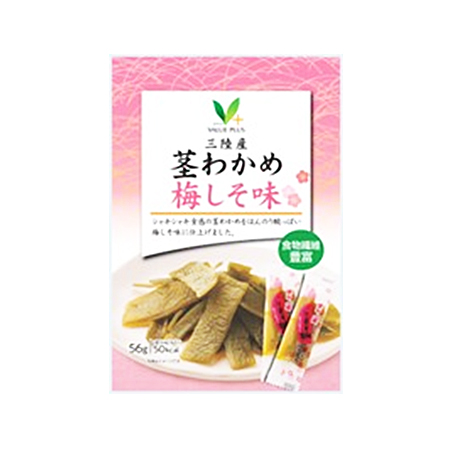 Vマーク 三陸産茎わかめ 梅しそ味  56g