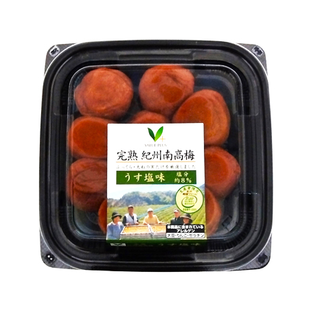 Vマーク 完熟紀州南高梅 うす塩味 塩分約8％  240g