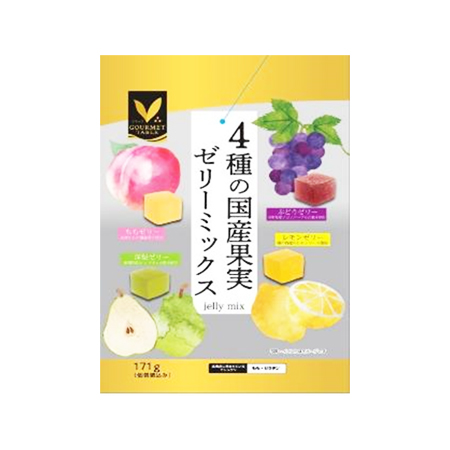 Vマークグルメテーブル 4種の国産果実ゼリーミックス　171g