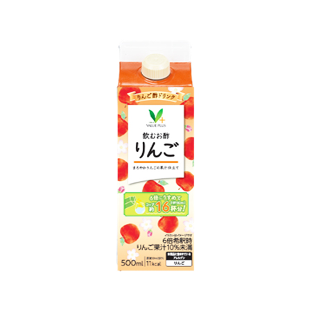 Vマーク 飲むお酢りんご  500ml