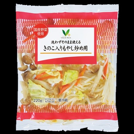 Ｖマーク きのこ入りもやし炒め用 1パック