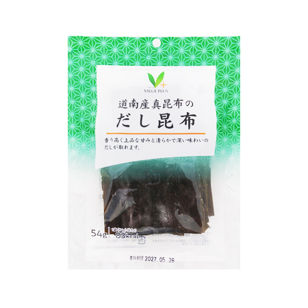 Vマーク 道南産真昆布のだし昆布 54g