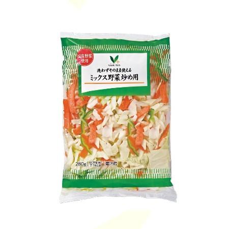 Vマーク ミックス野菜炒め用 1パック(280g)
