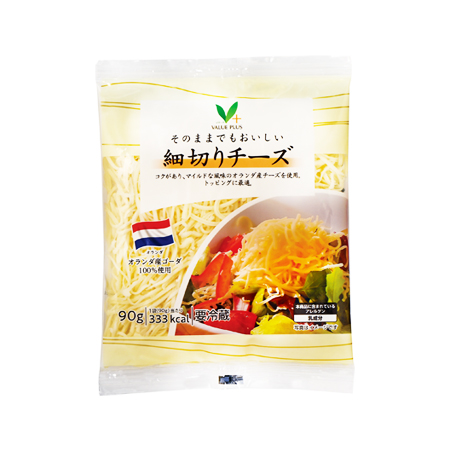 Vマーク 細切りチーズ　　90g