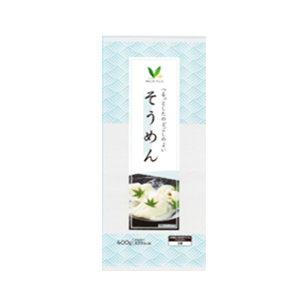 Vマーク つるっとしたのどごしのよいそうめん  400g