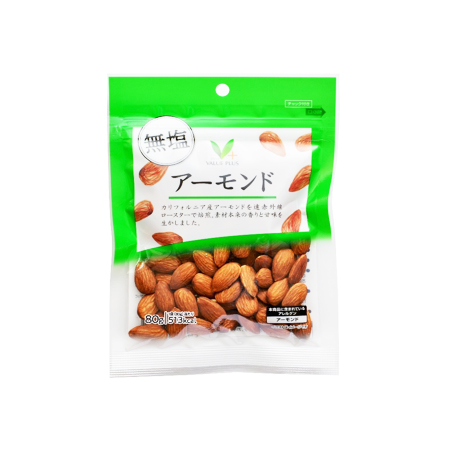 Vマーク 無塩アーモンド  80g