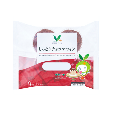 Vマーク しっとりチョコマフィン  4個入