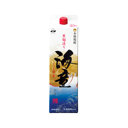 濱田酒造 海童 黒麹造り 芋25度  1800ml