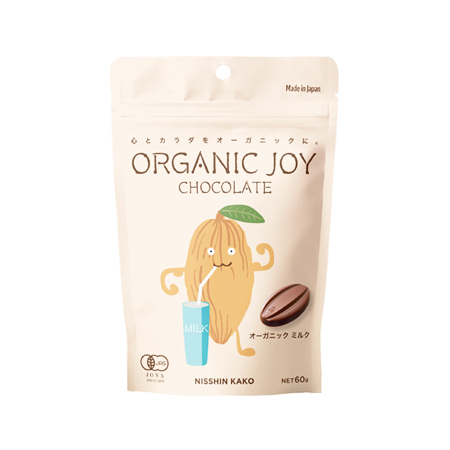 日新化工 ORGANIC JOY CHOCOLATE オーガニックミルク  60g