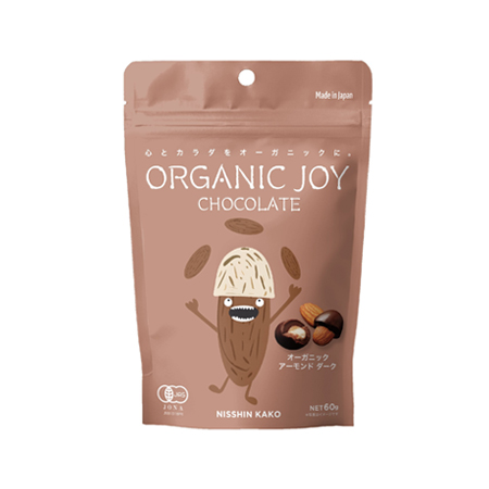 日新化工 ORGANIC JOY CHOCOLATE オーガニックアーモンドダーク  60g