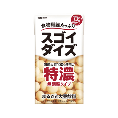 大塚食品 スゴイダイズ 無調整タイプ特濃 125ml